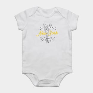 The City New York that never sleeps Baby Bodysuit